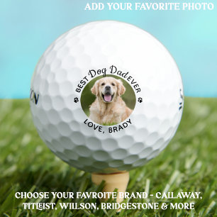 Balles De Golf Meilleur CHIEN DAD Jamais Personnalisé Moderne Pho