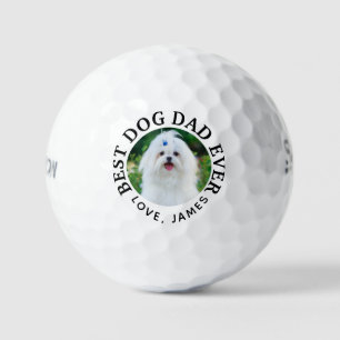 Balles De Golf Meilleur CHIEN DAD JAMAIS Pet Photo