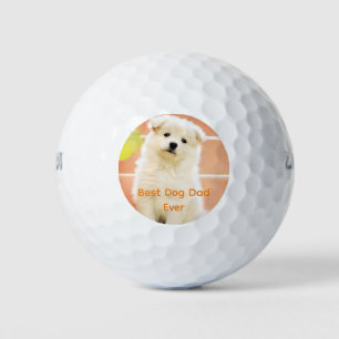 Balles De Golf Meilleur Chien Papa Jamais Photo Animaux Amusants 