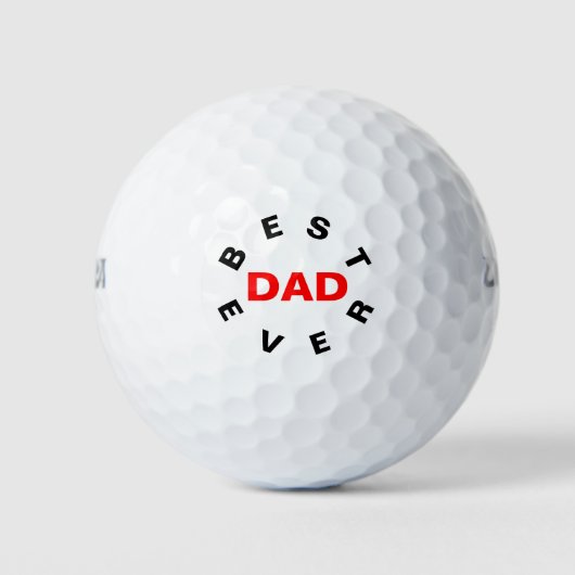 Balles De Golf Meilleur DAD jamais (Devant)