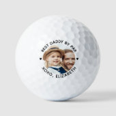Balles De Golf Meilleur DADDY Par Par Photo Personnalisée (Recto)