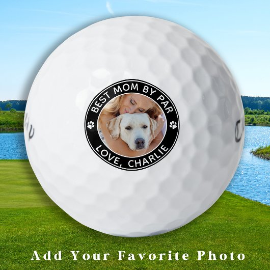 Balles De Golf Meilleur DOG MOM Personnalisé Animaux de compagnie
