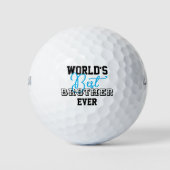 Balles De Golf Meilleur Frère du monde (Devant)