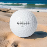 Balles De Golf Meilleur Grampa depuis 20XX Moderne Simple Preppy<br><div class="desc">Ce design simple et moderne est composé de la typographie de san serif.</div>