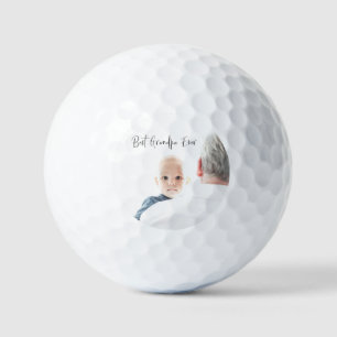 Balles De Golf Meilleur Grand-Père Jamais Photo Personnalisée Scr