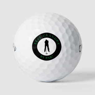 Balles De Golf Meilleur Grand-Père Par Parodie Cadeau de golfeur 