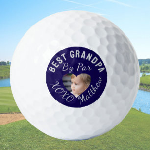 Balles De Golf Meilleur Grand-Père Photo Personnalisé Enfants Ble