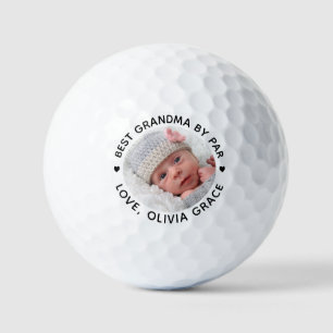 Balles De Golf Meilleur GRANDMA Par Photo Personnalisée
