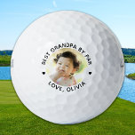 Balles De Golf Meilleur GRANDPA Moderne Par Photo Personnalisée<br><div class="desc">Meilleur Grand-Père Par Par ... Deux de vos choses préférées, le golf et vos petits enfants ! Maintenant, vous pouvez les emmener avec vous pendant que vous jouez 18 trous. Customisez ces balles de golf avec la photo et le nom préférés de votre petit-enfant. Grand cadeau à tous les amateurs...</div>