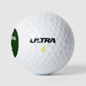 Balles De Golf Meilleur Humour grand-père (Logo)