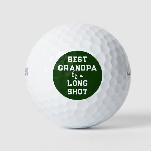 Balles De Golf Meilleur Humour grand-père (Devant)