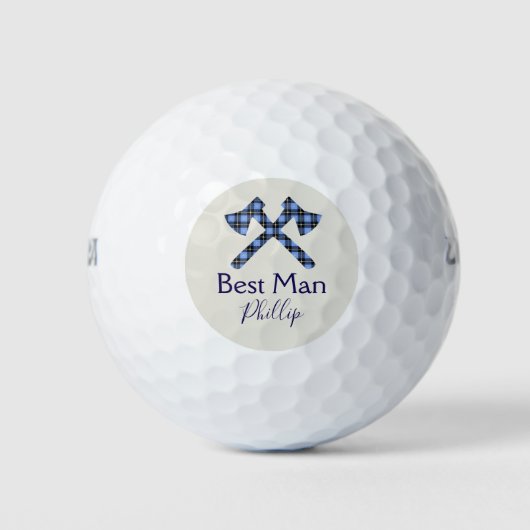 Balles De Golf Meilleur Lumberjack pour homme créatif (Devant)
