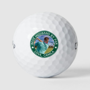 Balles De Golf Meilleur Mari par Par Photo personnalisée et messa