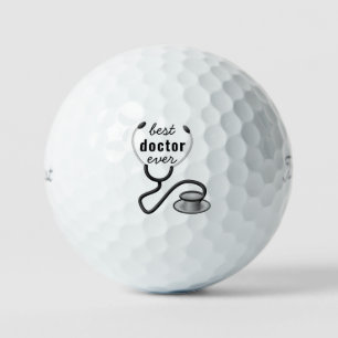 Balles De Golf Meilleur Médecin de Tous les Temps Remerciement Mé