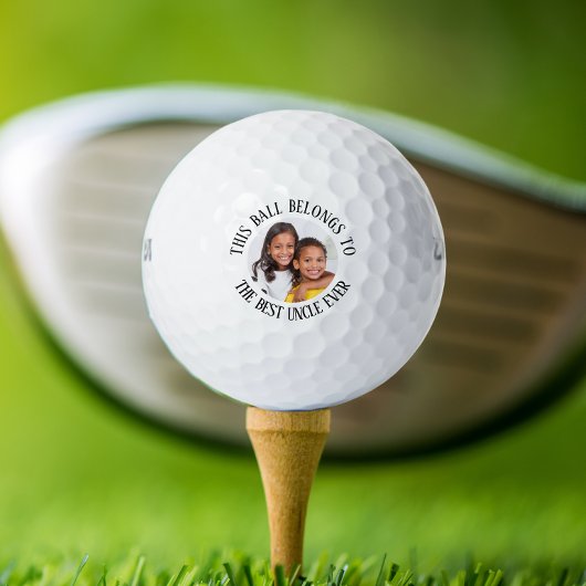 Balles De Golf Meilleur Oncle jamais photo