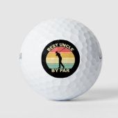 Balles De Golf Meilleur oncle par Par - Golf (Devant)
