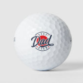 Balles De Golf Meilleur Papa Américain (Devant)