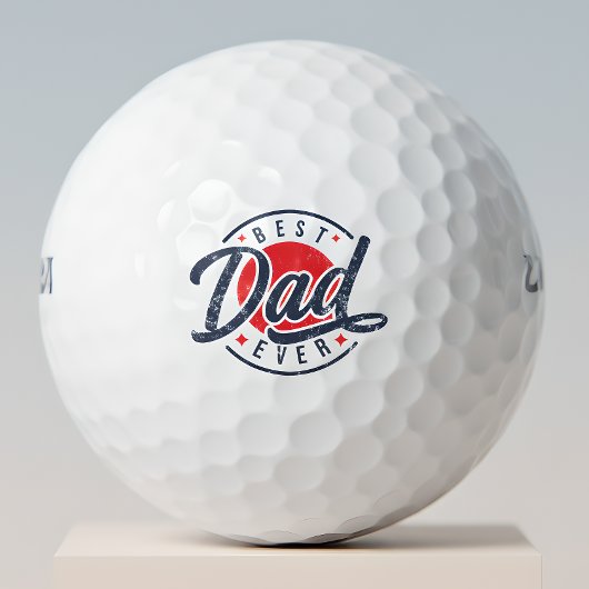 Balles De Golf Meilleur Papa Américain