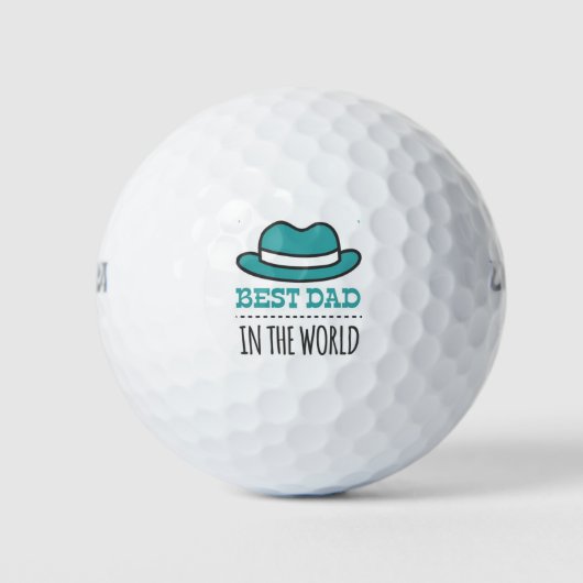 Balles De Golf Meilleur papa au monde (Devant)