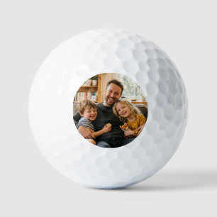 Balles De Golf Meilleur Papa Créer Votre Propre Cadeau Photo
