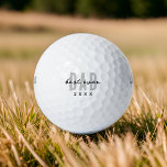 Balles De Golf Meilleur Papa depuis 20XX Moderne Simple Preppy<br><div class="desc">Ce design simple et moderne est composé de la typographie de san serif.</div>