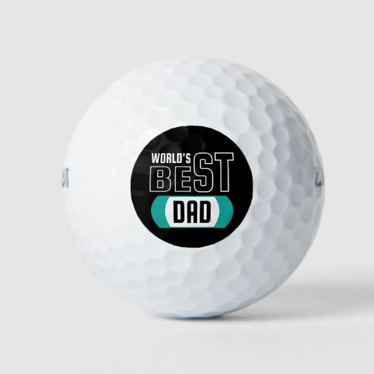 Balles De Golf Meilleur Papa du Monde (Devant)