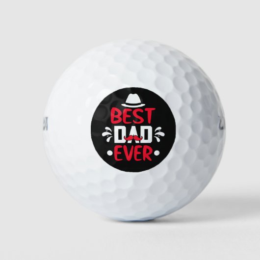 Balles De Golf Meilleur papa jamais (Devant)