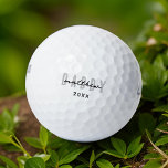 Balles De Golf Meilleur Papa Jamais Moderne Élégante Fête des pèr<br><div class="desc">Ce design simple et moderne est composé de la typographie de san serif.</div>