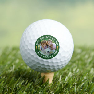 Balles De Golf MEILLEUR PAPA JAMAIS PAR PAR Photo Golfer Green Go