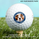 Balles De Golf Meilleur Papa Jamais Personnalisé Golfer Pet Chien<br><div class="desc">La plupart de Tee-riffic Papa ... Deux de vos choses préférées, le golf et votre chien ! Maintenant, vous pouvez emmener votre meilleur ami avec vous pendant que vous jouez 18 trous. Customisez ces balles de golf wilson avec votre photo préférée et votre nom de chien. Grand cadeau à tous...</div>