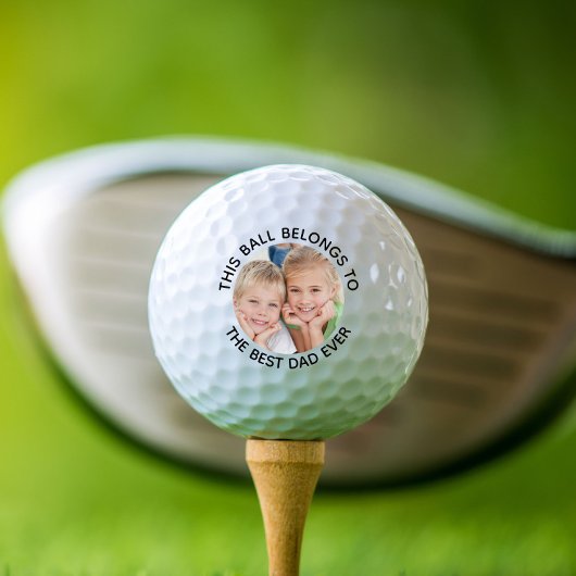 Balles De Golf Meilleur papa jamais photo