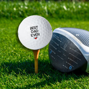 Balles De Golf Meilleur papa Jour des pères cadeau tendance indiv