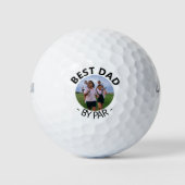 Balles De Golf Meilleur Papa Moderne Par Par (Devant)