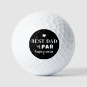 Balles De Golf Meilleur Papa Par (Recto)