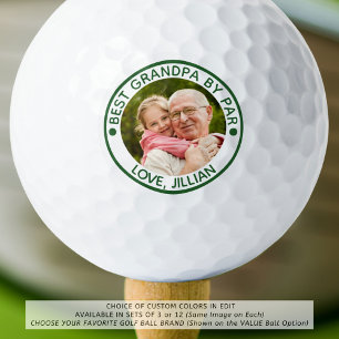 Balles De Golf MEILLEUR PAPA PAR EXCELLENCE Photo Personnalisée V