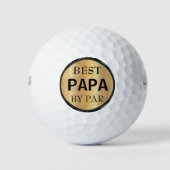 Balles De Golf Meilleur Papa par Par (Devant)