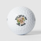Balles De Golf Meilleur papa par Par Chien Photo (Devant)
