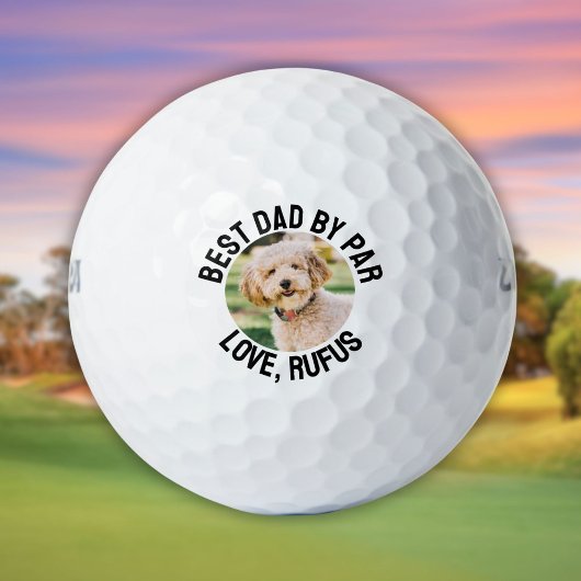 Balles De Golf Meilleur papa par Par Chien Photo
