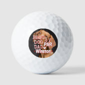 Balles De Golf Meilleur papa par Par Chien Photo (Recto)
