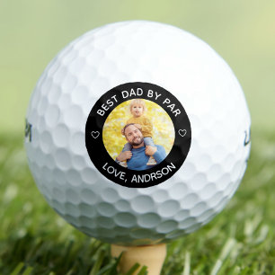 Balles De Golf Meilleur Papa Par Par Nom Personnalisé Photo Fête