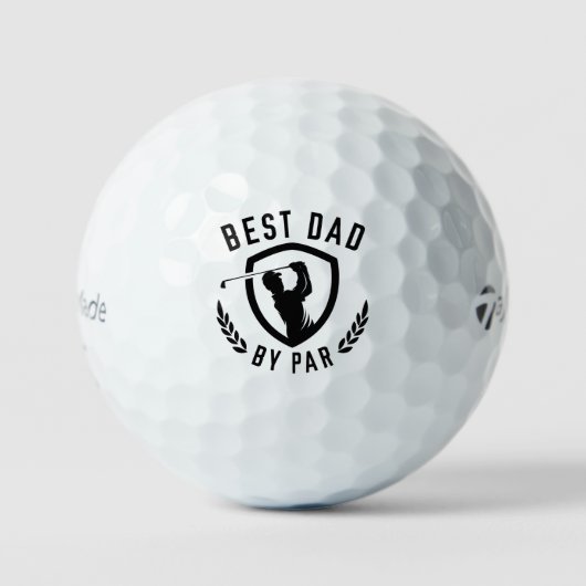 Balles De Golf Meilleur papa par rapport (Recto)