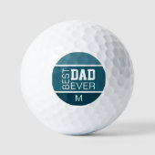 Balles De Golf Meilleur papa personnalisé (Recto)