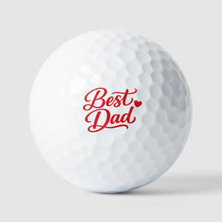 Balles De Golf Meilleur Papa Tee Cadeau