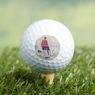 Balles De Golf Meilleur papa toujours Typographie Photo de la Fêt
