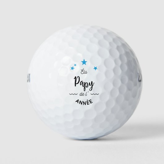 Balles De Golf Meilleur papy du monde (Devant)