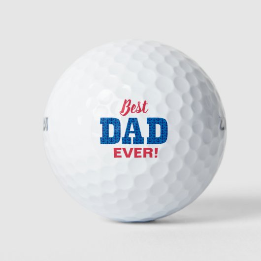Balles De Golf Meilleure Fête des pères nautique jamais papa (Devant)