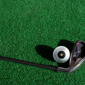 Balles De Golf Meilleure lettre de couleur initiale monogrammée n