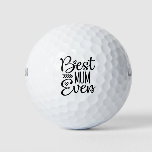 Balles De Golf Meilleure Maman de Tous les Temps (Devant)