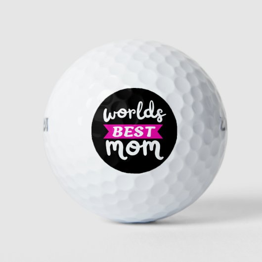 Balles De Golf meilleure maman du monde (Devant)