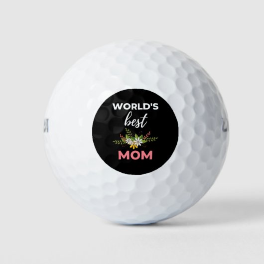 Balles De Golf Meilleure maman du monde (Devant)